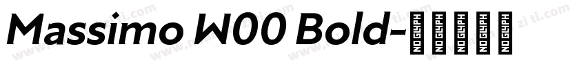 Massimo W00 Bold字体转换